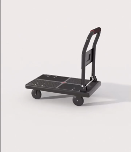 Reaim Foldable Trolley Heavy Duty Trolley Cart Portable Folding Non-Slip Platform Trolley With Universal Wheel