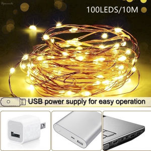 ✨SG Ready Stock✨10M Copper Wire Decorative Outdoor Tree Garland Light Waterproof LED String Lights For Party New Year Christmas