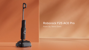 【NEW】Roborock F25 Ace Pro Foam-Washing 25000Pa Max Suction 30N downward pressure Deeper Clean Wet and Dry Cordless Stick Vacuum Cleaner upgrade 1000ml Tank Smart Self-Cleaning &Drying Roller with Deodorization Module