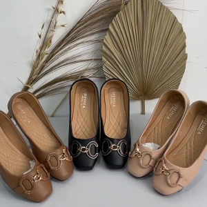 JIEHUA - Bianca Flat Shoes Wanita Elegant Empuk Elegan Korean Style BHL 2