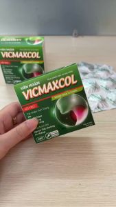 Viên Ngậm Vicmaxcol - Hỗ trợ giảm ho nhiều ho có đờm đau rát họng khản tiếng - Hộp 20 viên - CVS Pharmacy