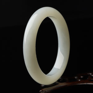 QINBAOSHUIJING | Natural Ice-base Fats-jade Bangle