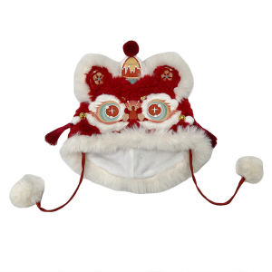 Red Hanfu Childrens Clothing Winter Thickened Cotton Boys Ancient Costume New Year Visit Clothes Childrens Qipao/Tang Suit