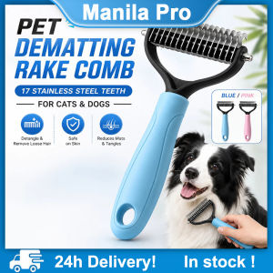 Pet Hair Knot Brush Comb Pet Comb Double Untie Knot Rake Pet Dog Cat Brush Grooming Tool