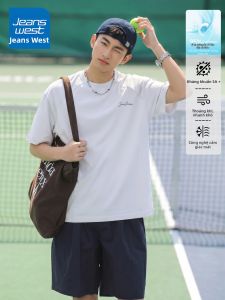 Jeanswest | Moisture Wicking 5-Antibacterial Sunscreen Ice Silk Five-Sleeve T-shirt