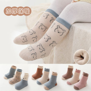 Baby Socks Winter Thicken Thermal Baby Tube Socks Pure Cotton Newborn Terry-Loop Hosiery Boy Girl Kids Socks