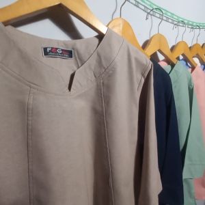 F&G Baju Atasan Wanita / Blouse Wanita / Atasan Kerah V