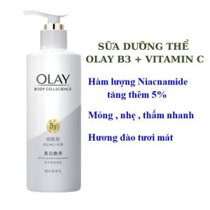 BETSELLER-Dưỡng Thể Olay Body Cellscience B3+ Optic Glow & Radiance