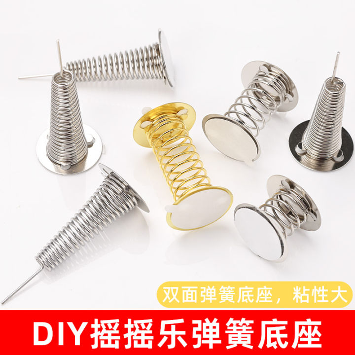 Toy Pressing Spring Double-Sided Swinging Spring Toy Base DIY Toy Rocking Joy Decoration ...