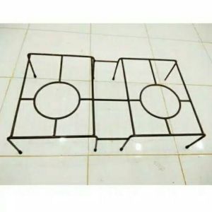Tungku Kompor Gas Rinai / Tatakan / Rangka Kaki Kompor Gas Rinai Double ( kuat)