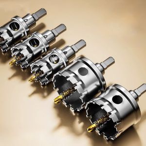 XUHAN 12-150mm Carbide Tip TCT Drill Bit Hole Saw Drill Bit Set Hole Saw Cutter For Stainless Steel Metal Alloy Drilling