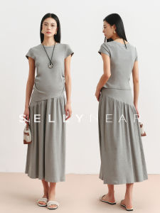 SELLYNEAR | Pregnant Fashionable T-shirt and Skirt Set