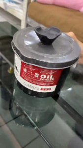 หม้อกรองน้ำมัน 1.4Lตะแกรงกรองสแตนเลส ใช้กรองน้ำมันทอด แยกเศษแป้ง ใช้เก็บน้ำมันได้ เทสะดวก