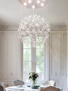 JIASHIDA | French Inspired Crystal Chandelier Round Pendant Light