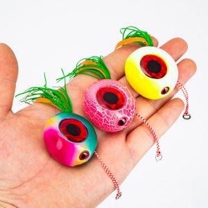 60g/80g/100g/150g/200g Luminous Kabura Jigs Sinking Luya Bait Kabura Metal Jig Head Japanese Fishing Lure Rubber Skirts for Sea Fishing