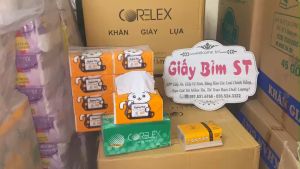 Giấy Ăn Rút Lụa Hoàng Mai 8 Gói 300 Tờ/Gói X 3 Lớp Gói Cỡ Trung Mềm Mại Không Chất Tẩy Trắng