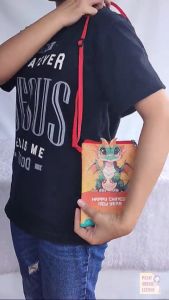 Tas Selempang Anak Souvenir & Sling HP Imlek 2025: Sling HP 3D Imlek Tas Selempang Anak Souvenir Kristiani Tahun 2025 Snake Chinese New Year Sincia CNY