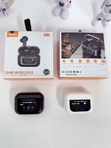 Tai Nghe Không Dây YW08 Màn Hình Cảm Ứng Bluetooth 5.4 Kết Nối Nhanh Pin Trâu Chống Ồn Game Mode