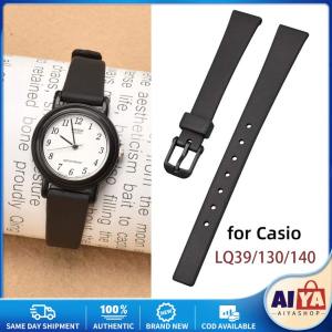 Silicone Watch Band Strap for Casio LQ-139 LQ130 LQ140 Sport Watchband Straps Wrist Bracelet Black