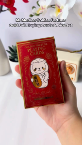 Mr. Merlion Golden Fortune Gold Foil Playing Cards & Dice Set [The Singapore Mint]
