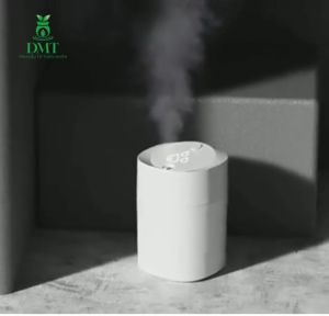 [Quà Tặng] Máy Khuếch Tán Tinh Dầu Hình Trụ Tạo Ẩm Phun Sương DMT - Xanh Dương/Trắng