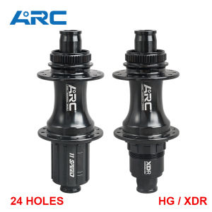 ARC MT046 Front 100mm Rear 142mm Road Hub 24 Holes Disc Brake Center Lock Ultralight Bike Bicycle Hub 4 Claws For HG / Sram XDR