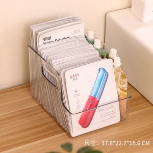 Internet Celebrity Facial Mask Storage Box European Cosmetics Skin Care Box Desktop Student Bathroom and Dormitory Handy Gadget Acrylic