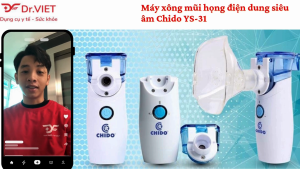Máy xông mũi họng điện dung siêu âm cầm tay CHIDO YS-31