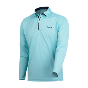 Mens Golf Clothing Long Sleeve Polo Shirt Casual Sports Outdoor Elastic Ball Shirt GLVX Brand Summer 2021 Collection