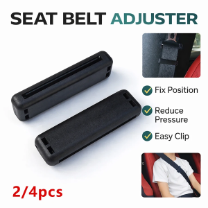 2/4Pcs Car Seat Belt Adjuster Clip Auto  Anti Slip Seat Belt Position Fixer Adjustable Seat Belt Clip Universal Compact Design