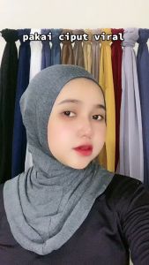 Ciput Iner Ninja Non Cemol & Jilbab Jersey Premium Polos