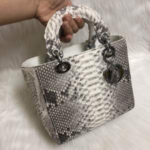 Túi xách nữ da trăn thật size 20cm