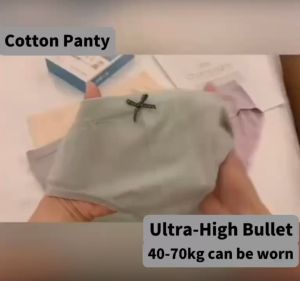 Goodluck 5PCS PER BOX WOMENS PANTY STRETCHABLE PANTIES 5in1 set Cotton Plain Panty (40-70kgs)