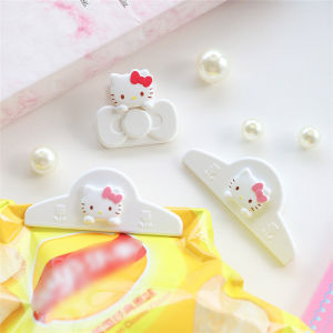 Sanrio | Genuine Sanrio Sealing Clip Kawaii Hello Kitty Home Refrigerator Magnetic Message Clips Office Documents Clamp Girls Gifts
