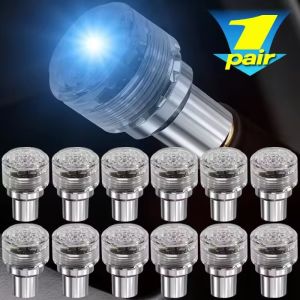 2 cái LED bánh xe đạp ánh sáng huỳnh quang van lốp xe máy ánh sáng trang trí bọc Neon phụ kiện cố định biển xe ô tô điện phụ kiện