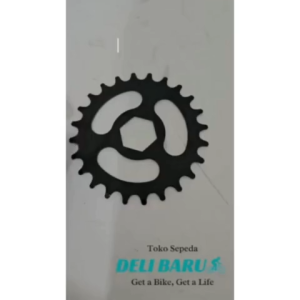 Piringan gear piring gir 24T model dudukan segi enam gir langsung sepeda anak 12