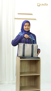 Quinta Elesa totebag besar muat laptop 14 inch dengan 4 variasi warna