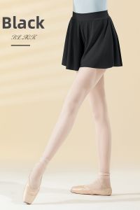 Womens Ballet Dance Shorts Black Tulle Outerwear Practice Uniform Gymnastics Pants Adult Dancewear Netting Skirt Shorts