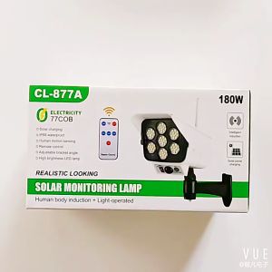 Lampu Taman 77 LED+REMOTE Solar Tenaga Surya Dengan Sensor Gerak AN