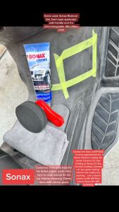 Sonax Xtreme Plastic Restorer  210141 Phục Hồi Nhựa nhám Gel 250ml Nano Bảo Dưỡng dán nhữa nhám xe