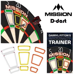 MISSION DARTS ACCESSORY - MISSION Darryl Fittons Accuracy Trainer - Training Kit - 3 Levels
