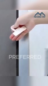 PREFRRED stock no.QAZ1pcs Baby Lock Fridge Proofing Child Safety Lock with Rotating Switch Adhesive Proof Latch Oven Door Lock