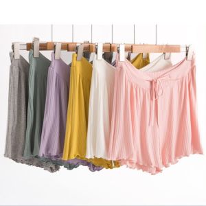 🇲🇾STOCK KL FELLO Plus Size Modal Soft 100% Cotton Pregnant Maternity Fashion Safety Colorful Short Low Waist Adjustable Support Short Leisure Pants