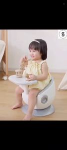 "Local Seller" Child dining chair baby feeding booster seat multifunctional infant chair household small dining chair stool with backrest dining table for feeding