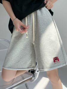 Loose Wide Leg Casual Sports Shorts Womens plus Size American Trendy Brand Five-Quarter Pants Summer New Arrival