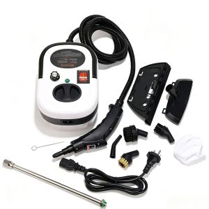 2500W High Temp Steam Cleaner 110V Portable Handheld Cleaning Machine With Accessories 105C Brass Heating 6 Speeds US Plug