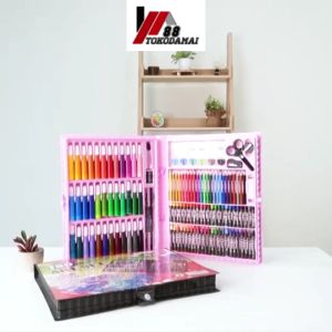 PENSIL WARNA CRAYON 150PCS - ALAT MEWARNA SET CRAYON COLOURING SET 150PCS ART