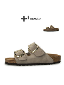 THEMULE | Ugly Cute Large Buckle Cork Arch Support Womens Sandals