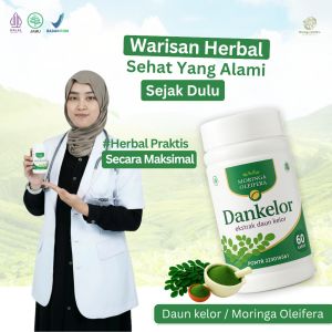 Dankelor 60 kapsul original ( Produk Terlaris Bergaransi ) - Dankelor Ekstrak Daun Kelor Multi Khasiat Atasi Segala Penyakit Aman - Halal - Terdaftar BPOM