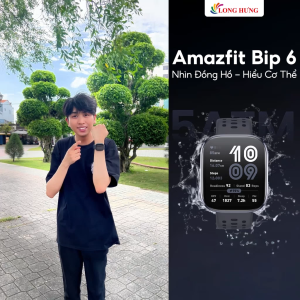 Đồng hồ thông minh Amazfit Bip 6 Fitness A2435 - Hàng chính hãng - Màn hình AMOLED 1.97″ siêu sắc theo dõi sức khỏe GPS tích hợp